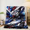 Robotic Warrior Design Blanket Flannel Blanket for Bed, Sofa, Camping, Hiking, Picnic Essentials, Gift for Family Fan Gifts