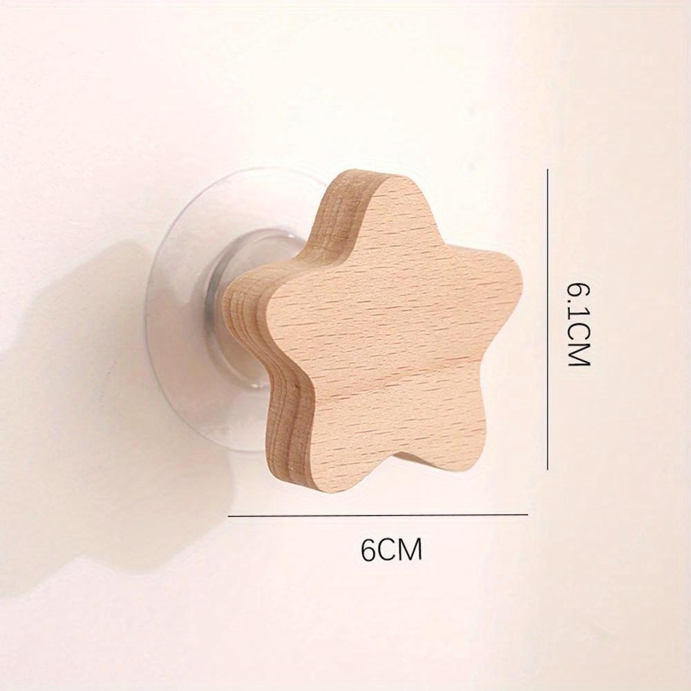 Solid Wood Animal Hook Wall Hanging Key Storage Multi-purpose Living Room Bedroom Wall Decoration Clothes Hooks Door Handles