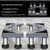 Universal Washing Machine & Refrigerator Stand with Stainless Steel Wheels
