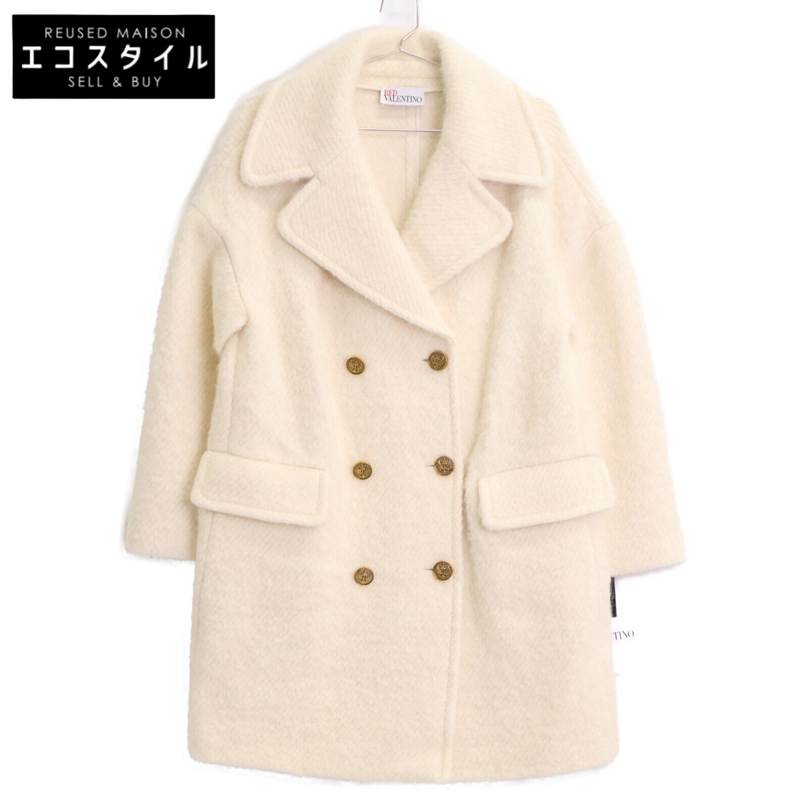 

RED VALENTINO [Domestic Regular] XR3CAE5569F Mohair Blend Pee coat 38 IvoryUsed