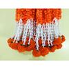 Artificial Flower Garland Toran For Door Entrance Home Decoration Hanging 4Pieces (Orange Yellow, 5 Feet)