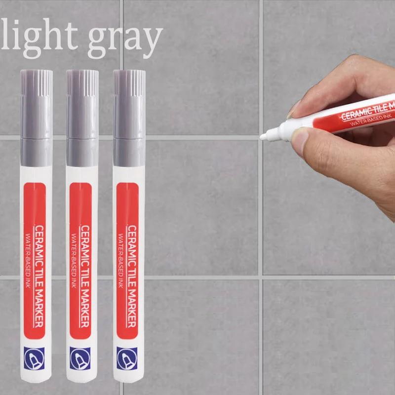 3PCS Ceramic Tile Bathroom Wall Floor Tile Gap Color Econtamination Seam Repair Pens Decontamination Seam Repair Tools YB005