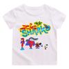 Zig och Sharko Anime Tryck T-shirt Cosplay Superman Rolig T-shirt Barns Favorit Tecknade T-shirts Söta Pojkar Flickor Y2K Kläder