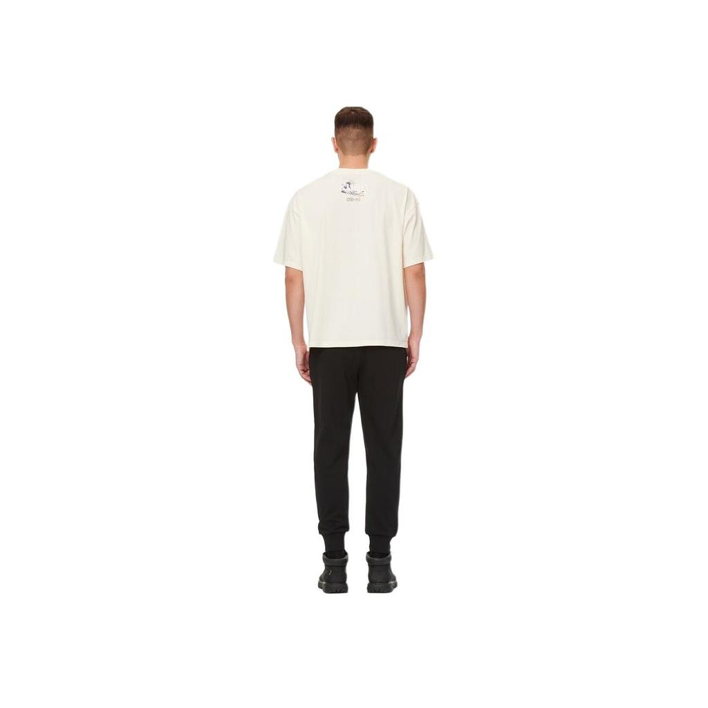Evisu SS22 Solid Color Combination Pattern Printed Casual Sports Pants Men Pants Black 2ESGNM1SP437XX