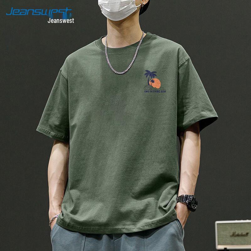 Jeanswest Men's 2026 Summer Cotton Loose Fit T-Shirt