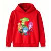 Kids Boys Girls Hooded Sweatshirt, Cute The Screaming Cartoon Print Casual Pullover Hoodie for Children Daily Wear