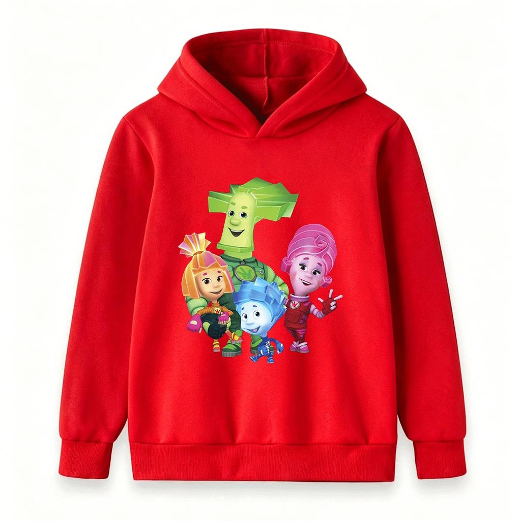Kids Boys Girls Hooded Sweatshirt, Cute The Screaming Cartoon Print Casual Pullover Hoodie for Children Daily Wear
