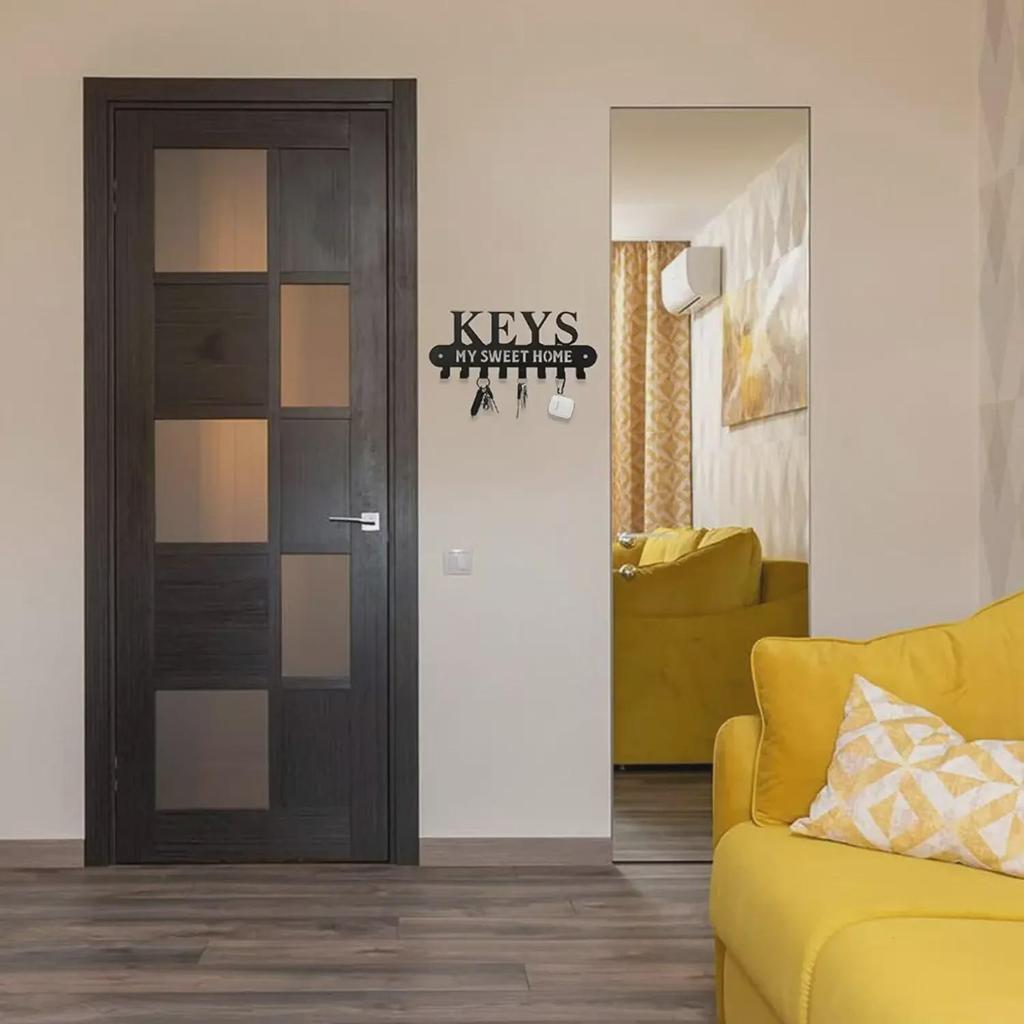 Wyroby z żelaza 'Mój słodki dom' Wielofunkcyjny haczyk Wieszak na klucze