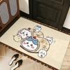 Cartoon C-chiika-waS Carpet Bathroom Anti-slip Mat Door Mat Home Decoration Mat Entrance Door Mat Scratch-resistant Door Mat