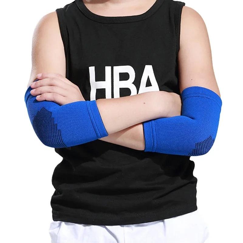 Kids elbow and knee pads,2pcs elbow pads and knee pads, gym arm cover box knee pads for boys and girls, teenagers football