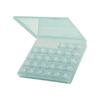 Transparent Portable Storage Box Squeeze-to-Open Daily Medcine Container  Supplement