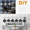 12Pieces Acoustics Foam Wall Tiles Soundproof Foam Panel Polyester Wall Panels for Quiet Study Spaces and Libraries