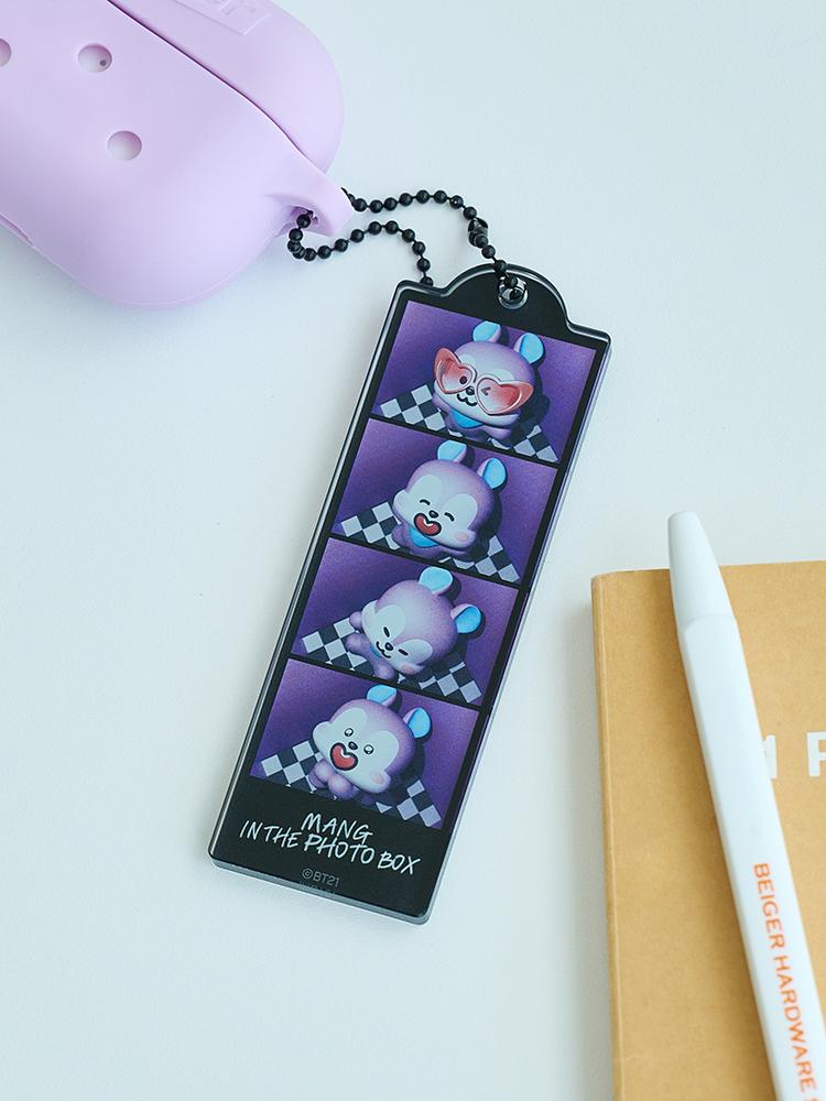 BT21 MANG BASIC Four-Cut Photo Strip Keyring