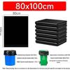 Extra Large Thickened Black Garbage Bags for Outdoor, Catering, and Sanitation Use
