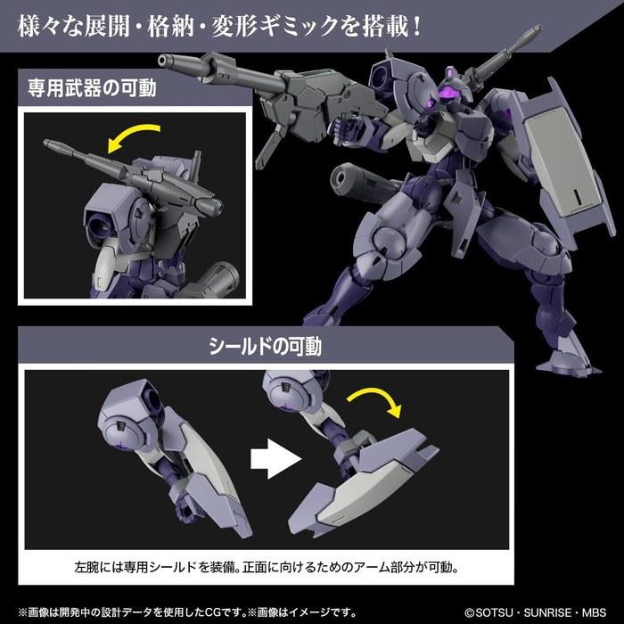 HG Mobile Suit Gundam: The Witch from Mercury Hindley Sturm 1/144 Scale Color-Coded Plastic Model Kit (1)