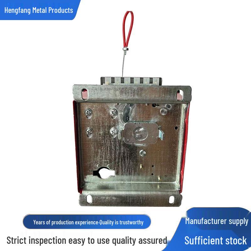 Medium Butterfly Manual Fire Valve Metal Damper Actuator