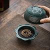 Lotus Incense Burner Ceramic, Sandalwood Household Use,Creative Aroma Burners,Tearoom and Yoga Room Desktop Decoration