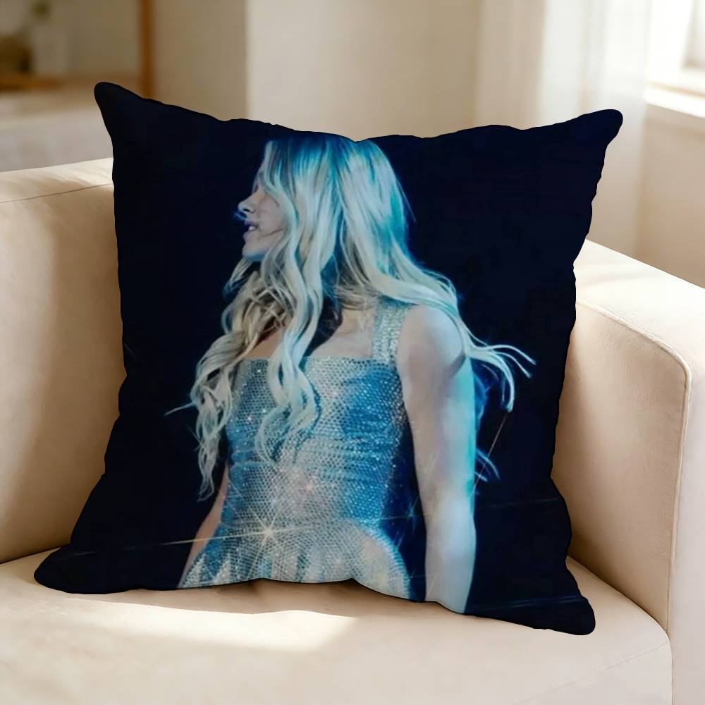 Pop singer F-Freya S-Skye Square Double-Sided printed Pillow Case Bedroom Bedside Pillow Sofa Cushion Cover