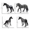 Animal Static Simulated Pony  Cake Topper Figures Horse Model
