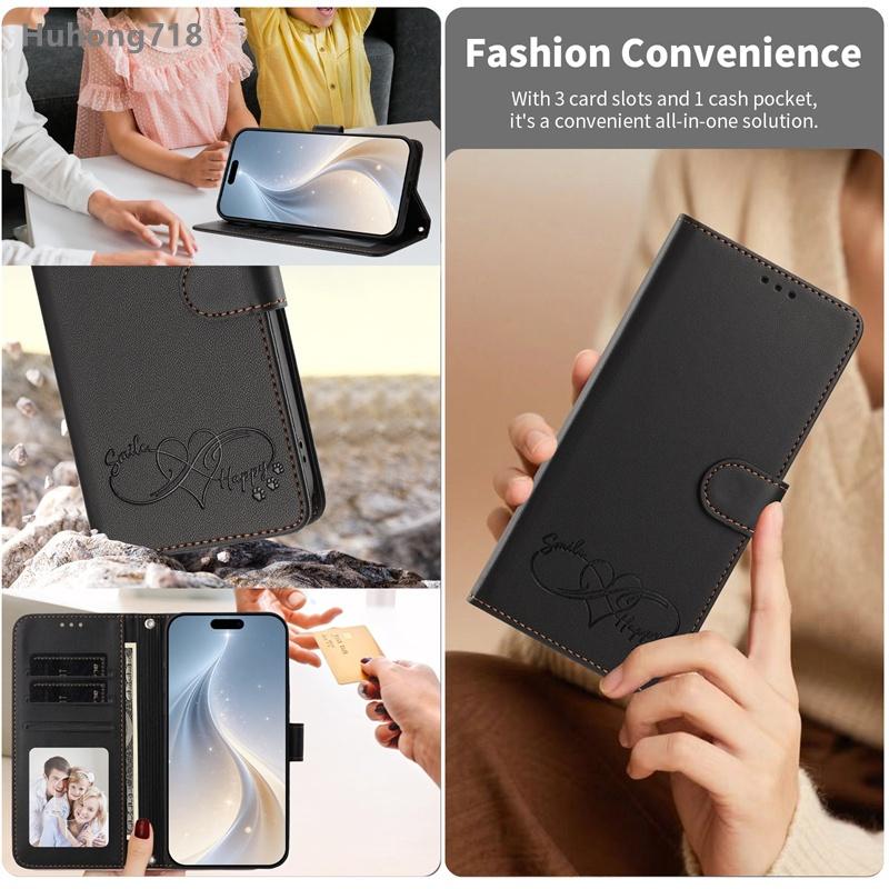 Para Samsung Galaxy S21 S22 S23 FE Ultra Plus 5G Capa Flip Carteira De Couro À Prova De Choque Suporte Cartão De Carrega