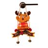 Christmas Hanging Decoration 3D Santa Snowman Elk Bear Door Knob Hanger Holiday Wall Art Sign for Living Room Bedroom Indoor Decor