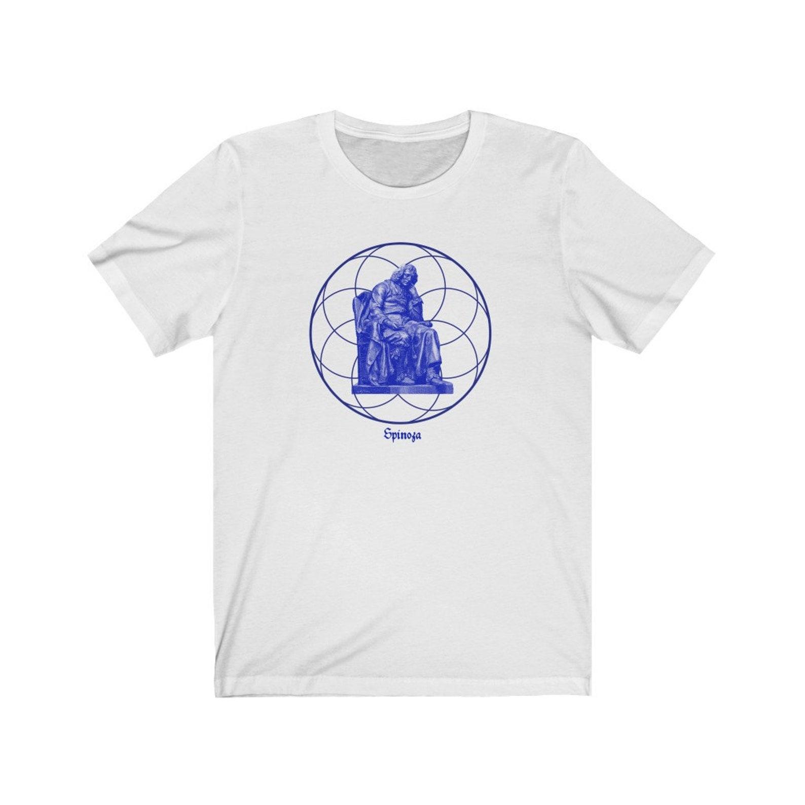 Spinoza Seated Philosophy T-shirt 2XL