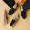 Fashion New Loafers Men Casual Shoes Suede Lazy Shoes Male Breathable Slip-on Mens Driving Flat Shoes Comfortable Boat Shoe Moccasins