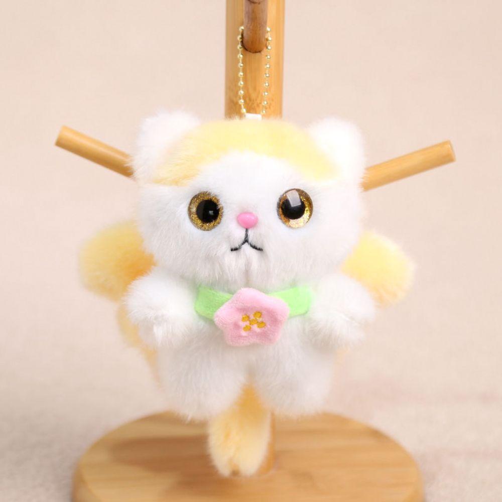 Kitten Pendant Plush Cat Keychain Soft Plush Plush Animal Keyring Backpack Accessories
