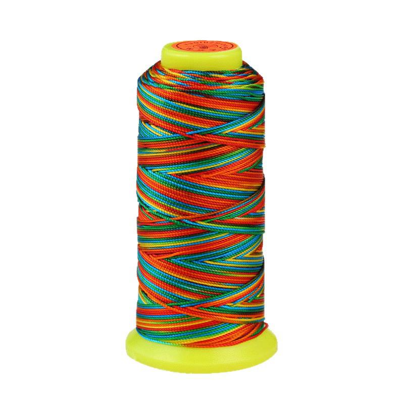 Colored Polyester Thread for DIY Beading and Weaving