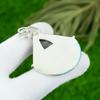925 Sterling Silver Black Rutile Gemstone Birthday Sister Elegant Boho Pendant