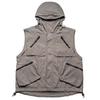 Gilet estivo casual da uomo con cappuccio vintage per esterni senza maniche cappotti uomo capispalla