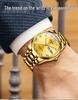 Swiss Men's Waterproof Quartz Watch: Elegant Automatic Movement, Slim Design