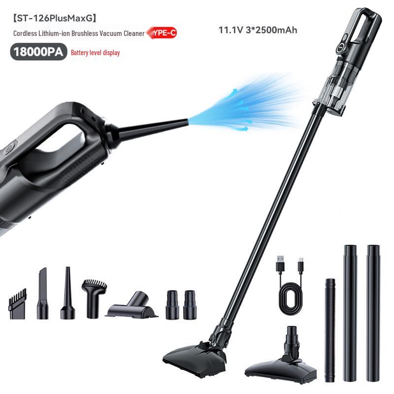 Powerful Cordless Handheld Vacuum Cleaner - 17000Pa High Suction Portable for Home Use