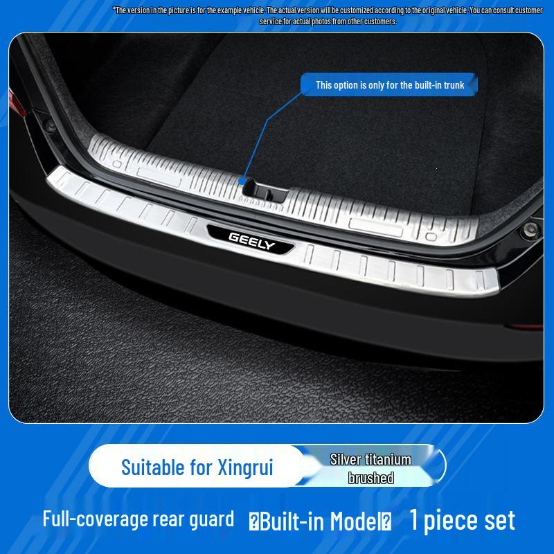 Stainless Steel Welcome Pedal Protection Threshold Strip for Geely Xingrui L Models