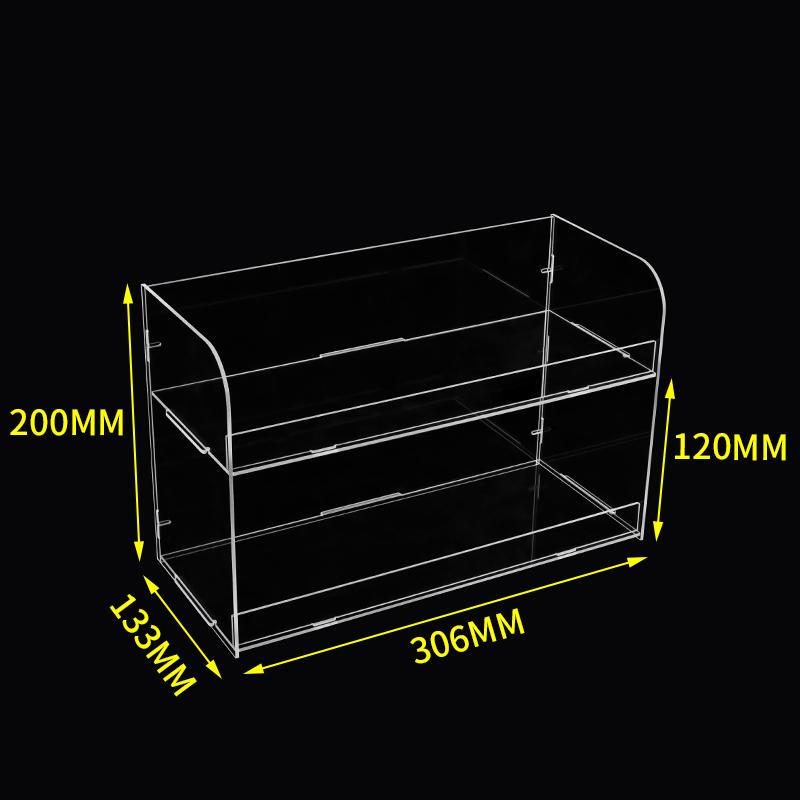 Clear Acrylic Organizer Shelf For Cosmetic Perfume Skincare Makeup Toy Spices Stand Tabletop Vanity Tray Shelf Display Showcase