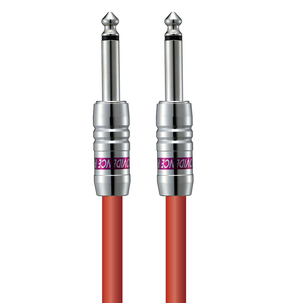 Providence LE501 Shielded Cable, 2m, SS Plug (StraightStraight), Red