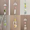 Transparent Keychain Cute Wind Chime Pendant Keyring Mobile Phone Lanyard Kawaii Bag Decorative Accessories Home Decorations