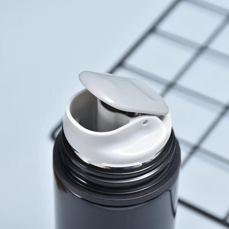 Stainless Steel Bullet-Shaped Thermos with Handle for Car & Sports