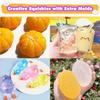 FUNSHOWCASE Kit squishy handmade Set squishy din rășină cu mucegai pentru labe și pudră de flocat DIY pentru ameliorarea stresului jucărie pufoasă pentru stoarcere moale pentru copii
