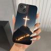 Cross Pattern Element Design Phone Case For iPhone 16 15 14 Pro Max 13 12 11 XS X XR 7 8 16 Plus SE 2022 Shockproof Bumper Cover