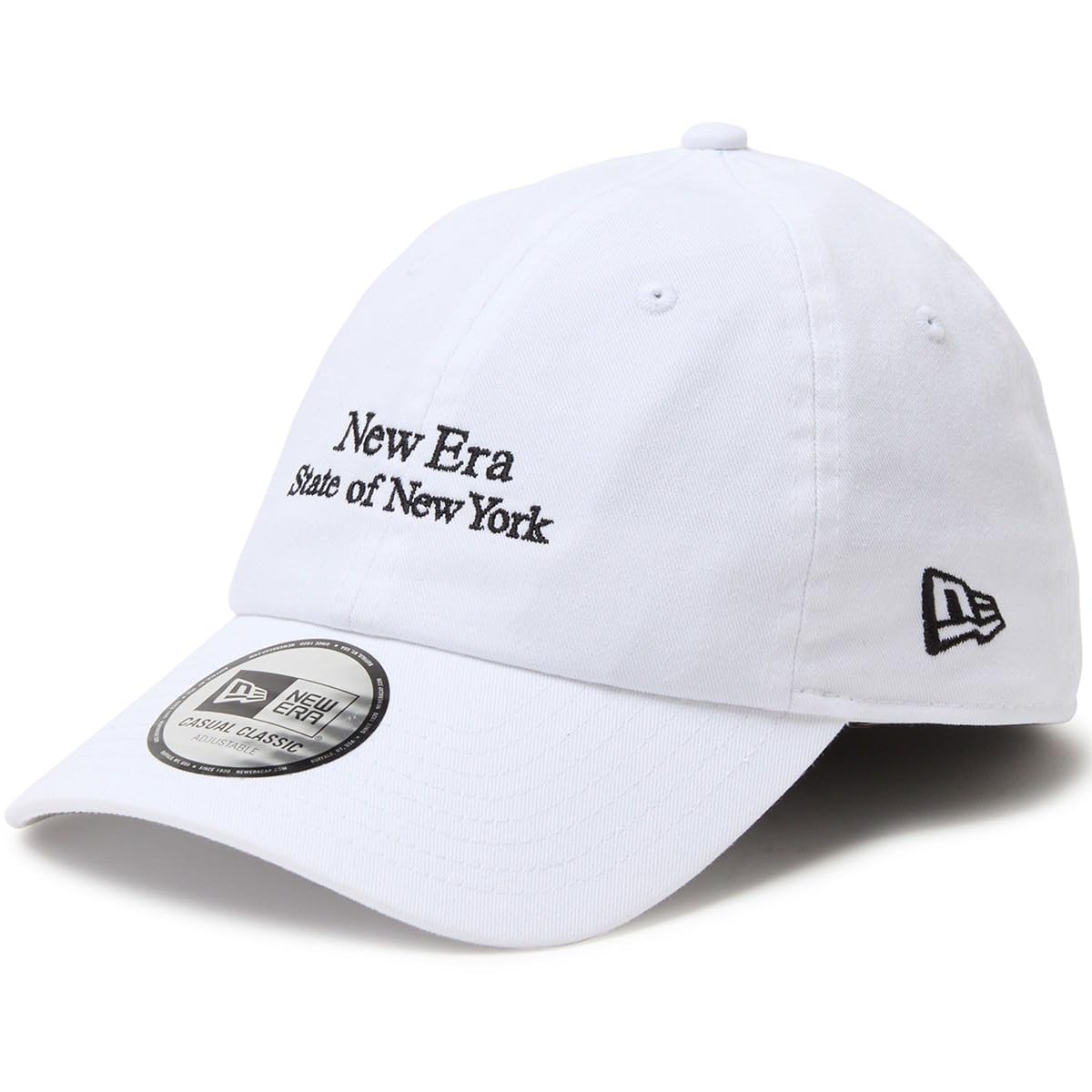 

New Era Casual Classic Cotton Low Free CC State of NY NER36C0439 Cap, White, White, Black, 14388441, белый