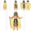 Egyptian Pharaoh Cos Costume For Adults Perfect For Halloween Party Polyester Fiber Material