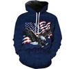 Men Pullover 3D Print Sweatshirt Couples Hooded Long Sleeve Women Plus Size Loose Hoodie