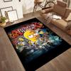 Simpsons Family Gathering Square rugs are a great choice for living rooms, bedrooms, home décor, and as gifts.
