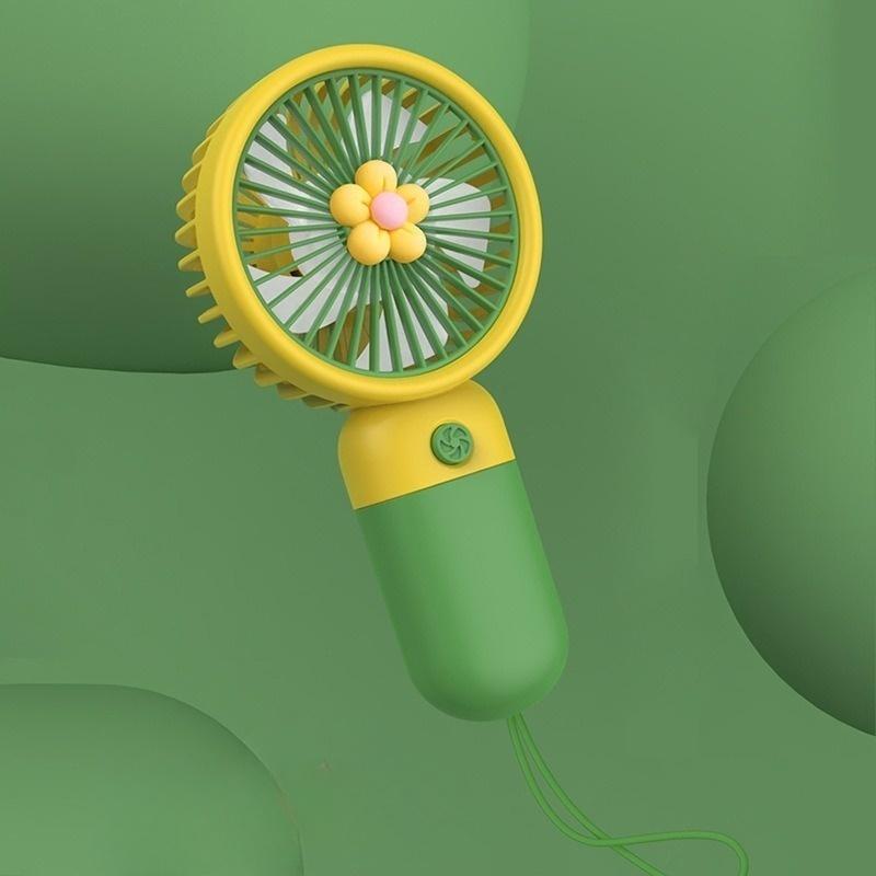 Summer Mini Fan Portable Handheld Fan Cartoon Cute Student Desktop USB Charging Fruit Multiple styles and colors Fan