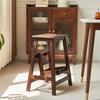 Solid Wood Step Stools Furniture Home Simple Easy Store Luxury Chair Hallway Ottoman Multifunctional Footrest Folding Stool
