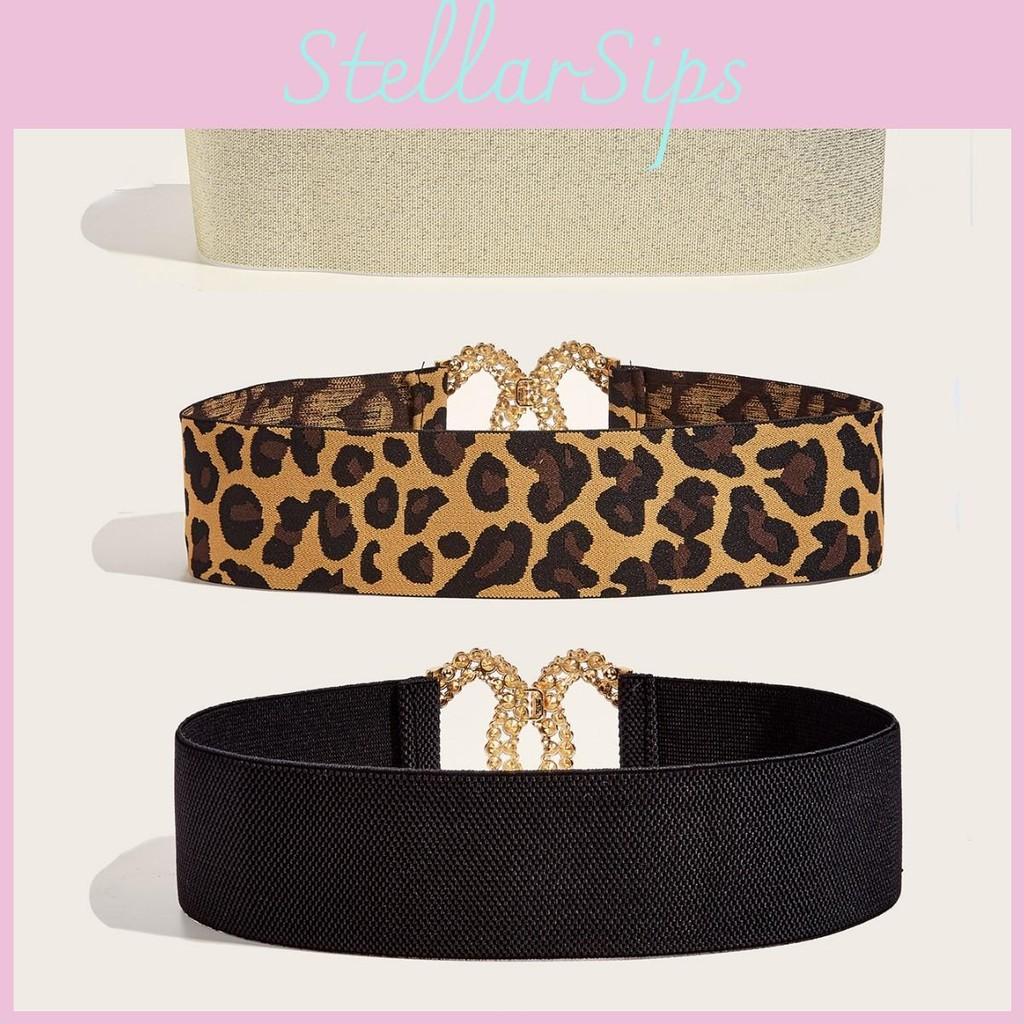Buckle Heart Romantic Elastic Waist Belt Women Stylish Spring Outfit Enhancer