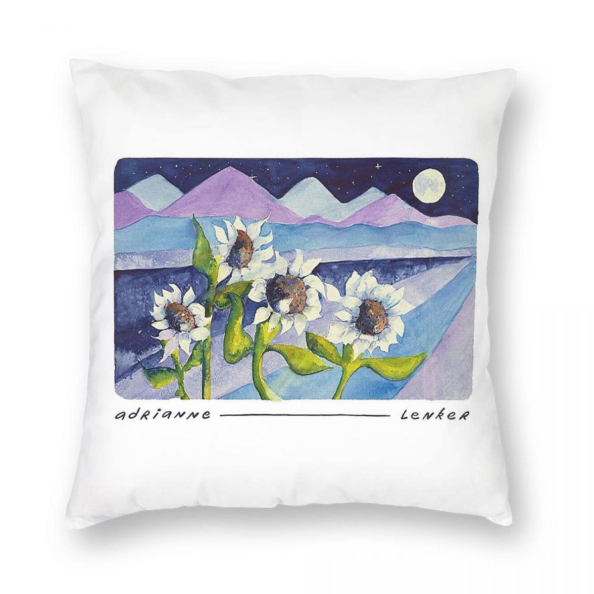 Big Thief Adrianne Lenker Square Pillowcase Polyester Linen Velvet Printed Zip Decor Pillow Case Home Cushion Cover Peach skin 18*18(CM)-1Pcs