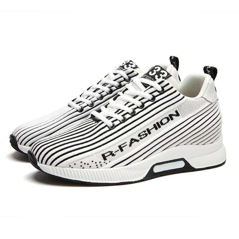 Fashion Men's 6cm Height Increase Casual Sneakers Summer Breathable Mesh Lightweight Fashion Elevator Shoes For Men [Multi Colors]