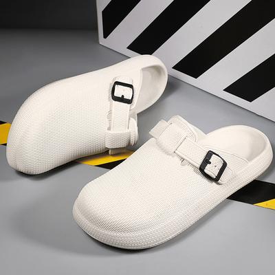 Mode Kidmi Herren Clogs Hausschuhe Herren Gartenschuhe Sommer Rutschfest Strandhausschuhe Herren EVA Flache Sandalen Outdoor Mode Pantoletten Hausschuhe